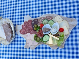 Vesperplatte fuer eine person